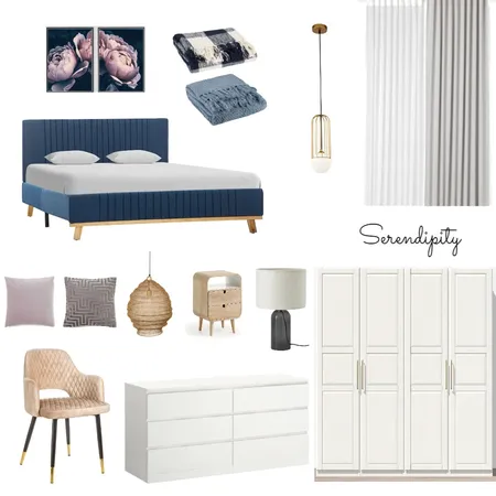 Dormitor Roxana Interior Design Mood Board by Designful.ro on Style Sourcebook