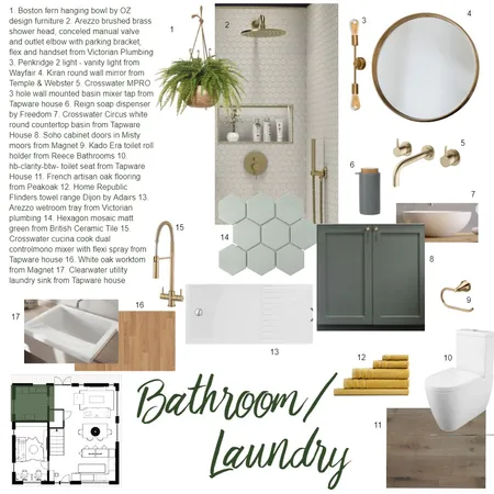 Bathroom sample board mod 9 Interior Design Mood Board by robertadifa1 on Style Sourcebook