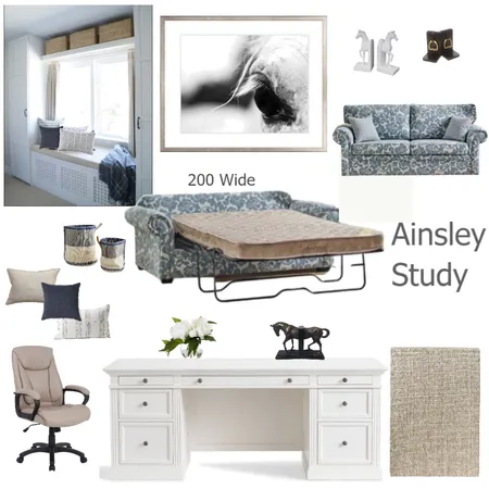 Ainsley Study 2 Interior Design Mood Board by Ledonna on Style Sourcebook