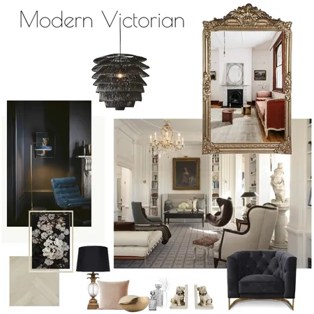 Modern Victorian :Assignment 3 Interior Design Mood Board by donnapb24 on Style Sourcebook