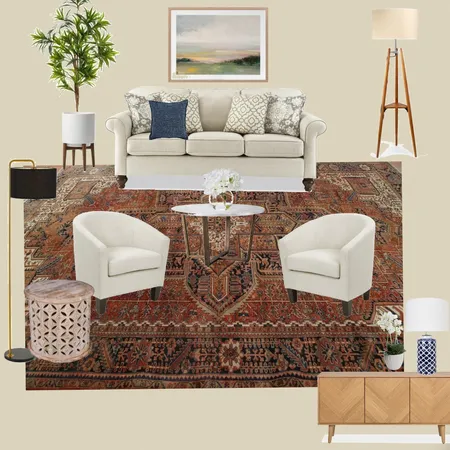 living room heriz Interior Design Mood Board by Jaleh on Style Sourcebook