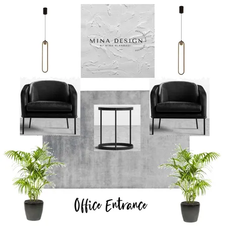 OFFICE ENTERANCE Interior Design Mood Board by MINA DESIGN STUDIO on Style Sourcebook