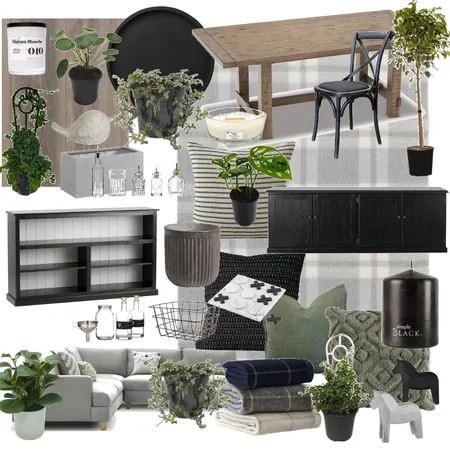 Plants option Printmakers draws Interior Design Mood Board by teesh on Style Sourcebook