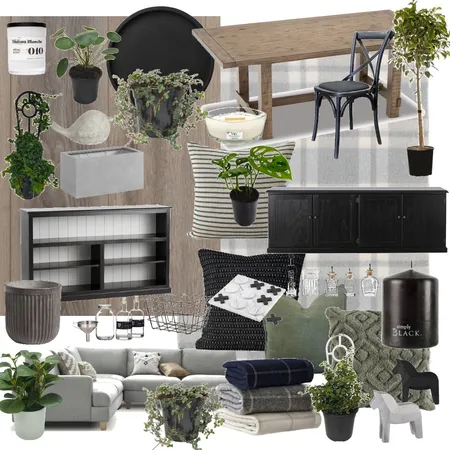 Plants option Printmakers draws Interior Design Mood Board by teesh on Style Sourcebook