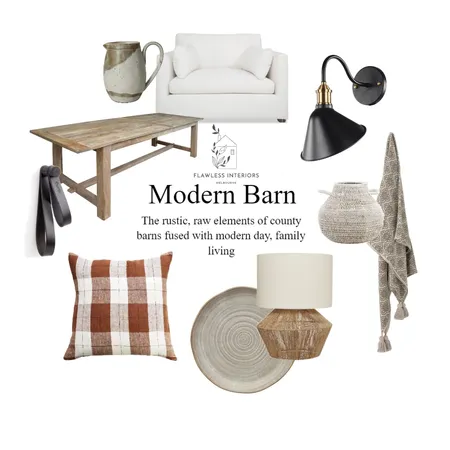 modern barn look Interior Design Mood Board by Flawless Interiors Melbourne on Style Sourcebook
