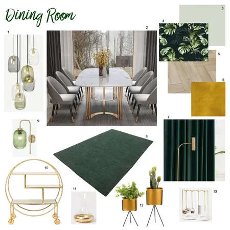 Sample Board Dining Room Interior Design Mood Board by FionaCruickshank on Style Sourcebook