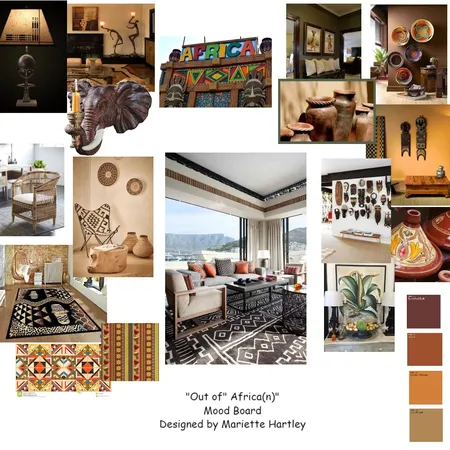 African Interior Design Style Interior Design Mood Board by 0824150582 on Style Sourcebook