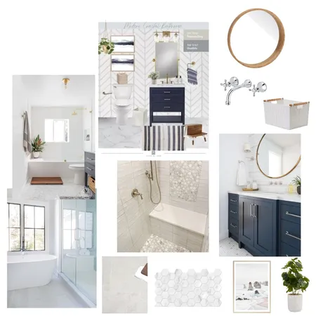 Modern Coastal Bathroom Interior Design Mood Board by Melissa G on Style Sourcebook