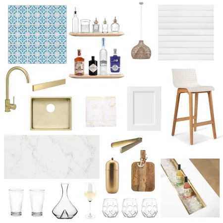 Bar Area Interior Design Mood Board by Alana Turner on Style Sourcebook