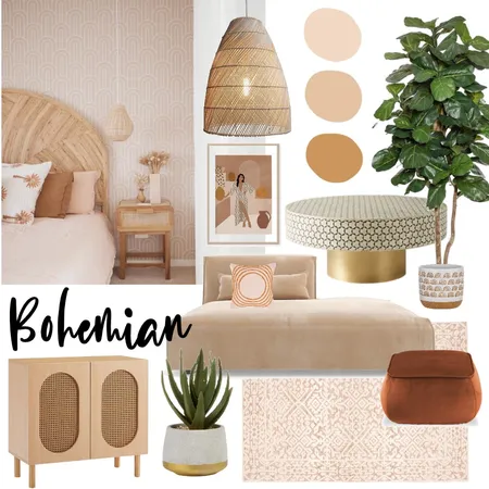 Bohemian Home Interior Design Mood Board by laurenelle on Style Sourcebook