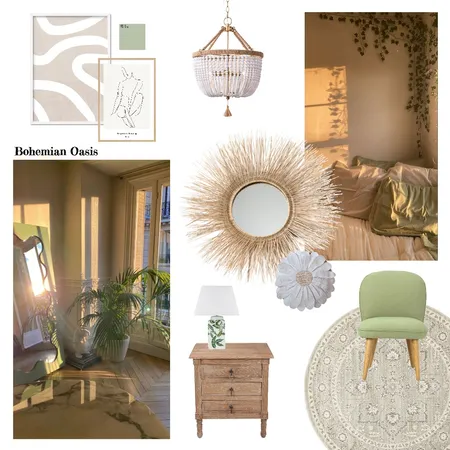 Bohemian Oasis Interior Design Mood Board by Ciara Kelly on Style Sourcebook