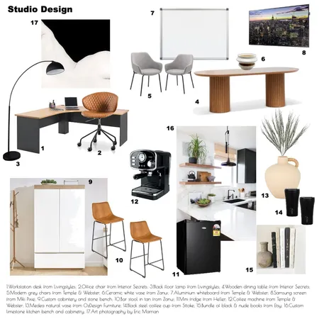 Design Studio Interior Design Mood Board by dariastudios on Style Sourcebook