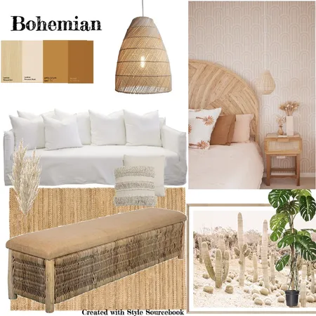 Bohemian Interior Design Mood Board by michail@leftfield.property on Style Sourcebook