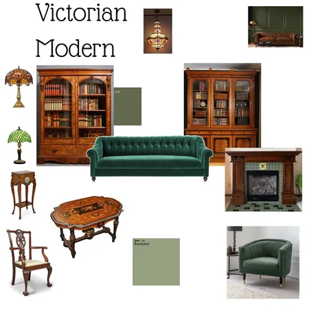 Victorian Modern Living Room Interior Design Mood Board by STW1 on Style Sourcebook