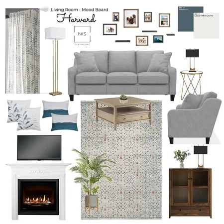 Harvard Living room (option F) Interior Design Mood Board by Nis Interiors on Style Sourcebook
