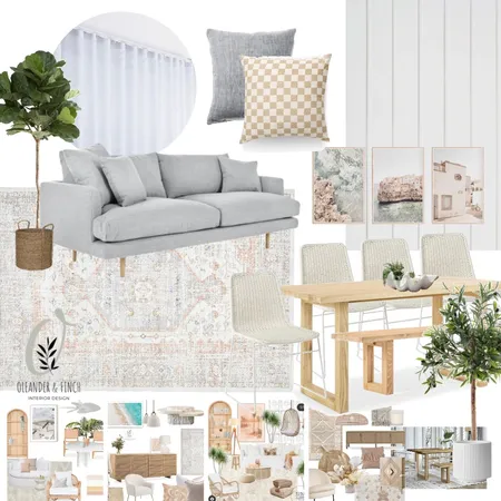 Pauline 1 Interior Design Mood Board by Oleander & Finch Interiors on Style Sourcebook