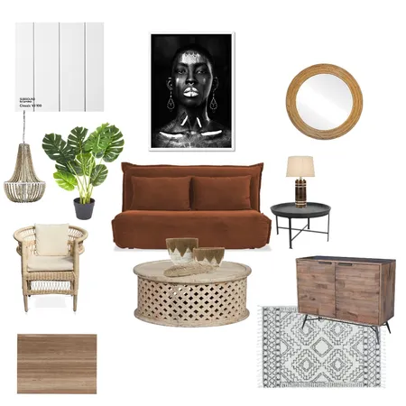 Tribal Interior Design Mood Board by Studio Twenty Two Design on Style Sourcebook