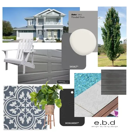 Queens Crt - External Renovation Interior Design Mood Board by Enlight Building Design on Style Sourcebook