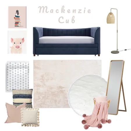 Mackenzie’s Bedroom Interior Design Mood Board by CC Interiors on Style Sourcebook