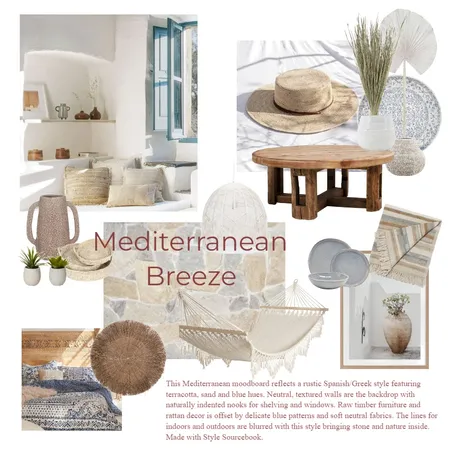 Mediterranean Interior Design Mood Board by Jacqueline Packer on Style Sourcebook