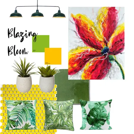 Blazing Bloom 2 Interior Design Mood Board by andrea.moser@bigpond.com on Style Sourcebook