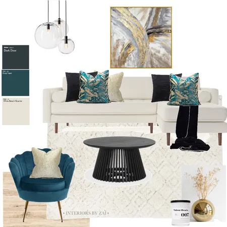 Luxe living Interior Design Mood Board by Interiors By Zai on Style Sourcebook