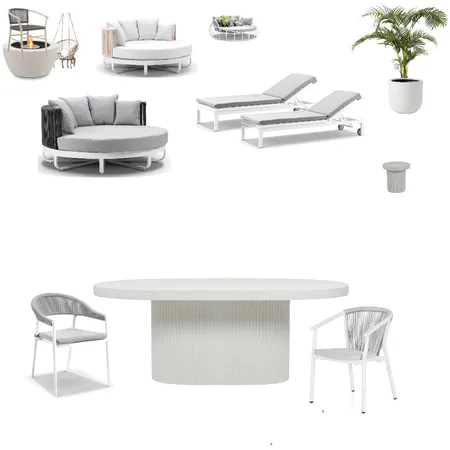 Ramona backyard Interior Design Mood Board by Little Design Studio on Style Sourcebook