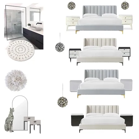 Ramona Master lifestyle interiors bed Interior Design Mood Board by Little Design Studio on Style Sourcebook