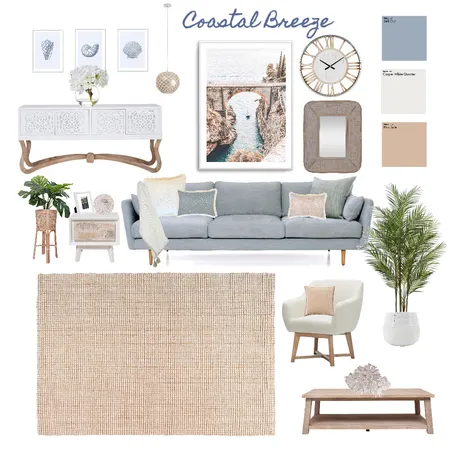 Coastal Breeze Interior Design Mood Board by tulaycagatay on Style Sourcebook