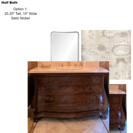 Moore Monroe half bath 1 Interior Design Mood Board by Intelligent Designs on Style Sourcebook