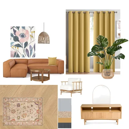 Mid Century Bohemian Interior Design Mood Board by Jacpot Design on Style Sourcebook