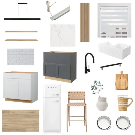 Kitchen Sample Board Interior Design Mood Board by PAX Interior Design on Style Sourcebook