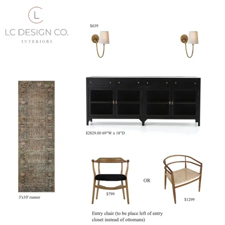 Battigelli-EntryFurniture Interior Design Mood Board by LC Design Co. on Style Sourcebook