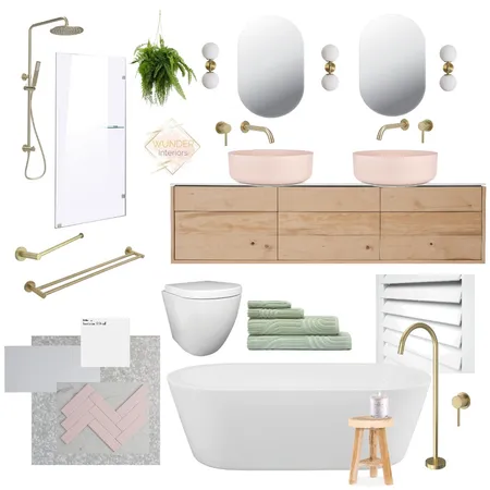 Bathroom Interior Design Mood Board by Wunder Interiors on Style Sourcebook