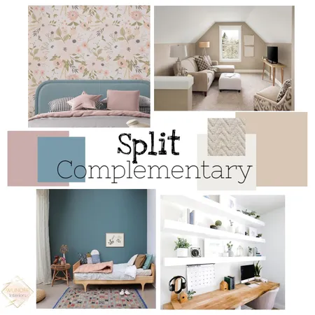 Split complementary Interior Design Mood Board by Wunder Interiors on Style Sourcebook