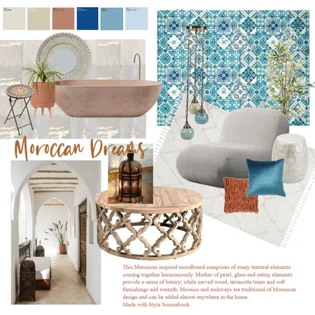 Moroccan Dreams Interior Design Mood Board by Jacqueline Packer on Style Sourcebook
