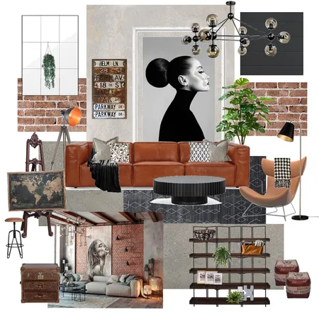 Urban chic Interior Design Mood Board by GK ESTÚDIO on Style Sourcebook