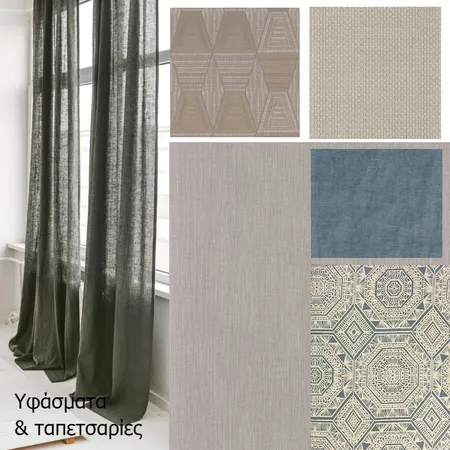 υφασματα και ταπετσαρίες Interior Design Mood Board by MAYODECO on Style Sourcebook