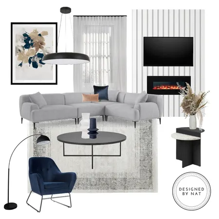 Living room Interior Design Mood Board by Designed By Nat on Style Sourcebook