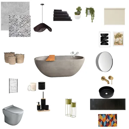 lux bathroom Interior Design Mood Board by Rahma Nuuradin on Style Sourcebook