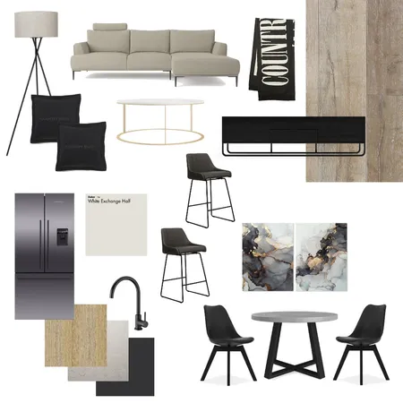 Dining/Living Interior Design Mood Board by jessiehn on Style Sourcebook