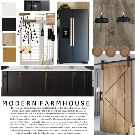 Kitchen Modern Farmhouse Final Interior Design Mood Board by Courtshorn on Style Sourcebook