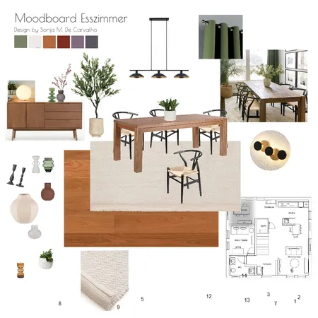 Moodboard Esszimmer M9 Interior Design Mood Board by Sonja on Style Sourcebook