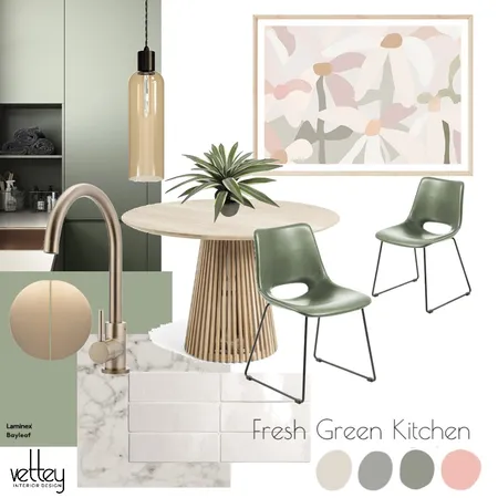 green kitchen Interior Design Mood Board by Vettey Interior Design on Style Sourcebook