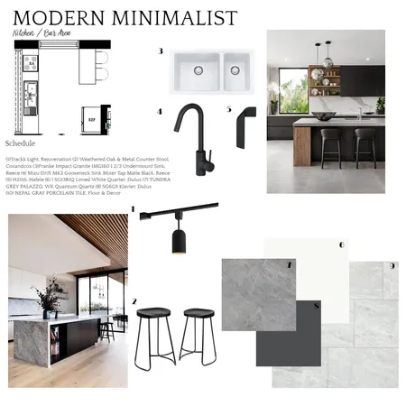 Kitchen Sample Board Interior Design Mood Board by youhannni on Style Sourcebook