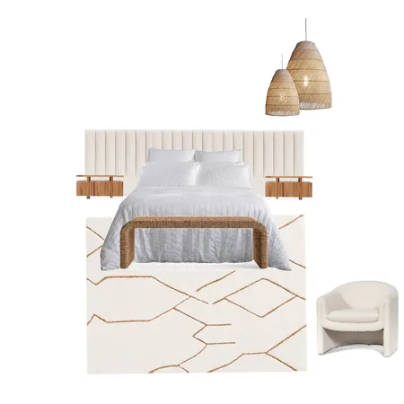 Drohan Master Bedroom Option #2 Interior Design Mood Board by modernminimalist on Style Sourcebook