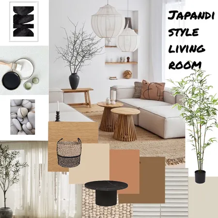 Japandi style living room Interior Design Mood Board by Jules Taylor on Style Sourcebook