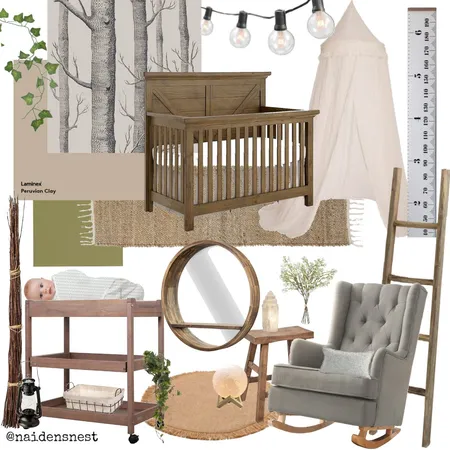 Baby Room Interior Design Mood Board by NAIDEN on Style Sourcebook