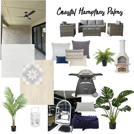 Coastal Hamptons Palms Interior Design Mood Board by Vonnie53 on Style Sourcebook