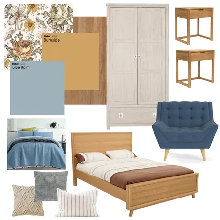 Sunny Bedroom Interior Design Mood Board by Elaina on Style Sourcebook